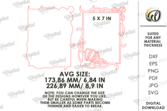 Wedding Invitation Laser Cut. Wooden Invitation SVG Product Image 2