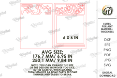 Wedding Invitation Laser Cut. Wooden Invitation SVG Product Image 2
