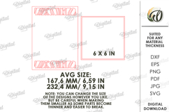 Wedding Invitation Laser Cut. Wooden Invitation SVG Product Image 2