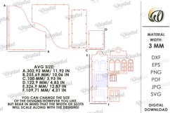 House Office Organizers Bundle Laser Cut. Desk Organizer SVG Product Image 6