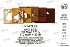Autumn Layered Home Decor Laser Cut. Wooden Decor SVG Product Image 2