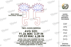 Table Bag Hooks Bundle Laser Cut. Portable Purse Hanger SVG Product Image 2