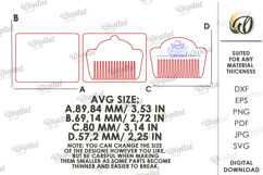 Beard Comb Laser Cut. Engraved Beard Grooming Comb SVG Product Image 2