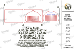 Beard Comb Laser Cut. Engraved Beard Grooming Comb SVG Product Image 2