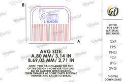 Beard Comb Laser Cut. Engraved Beard Grooming Comb SVG Product Image 2
