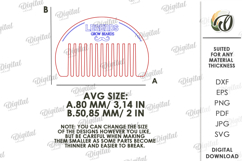 Beard Comb Laser Cut. Engraved Beard Grooming Comb SVG Product Image 2