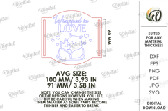Blanket tag Laser Cut. Gift Tag SVG Product Image 2