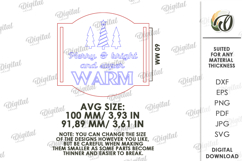 Blanket tag Laser Cut. Gift Tag SVG Product Image 2