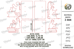 Wooden Bookends Bundle Laser Cut. Books Holder SVG Product Image 8