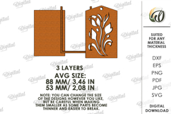 Hanging Closet Sachets Bundle Laser Cut. Wardrobe Sachet SVG Product Image 3