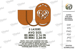 Hanging Closet Sachet Laser Cut. Wardrobe Sachet SVG Product Image 2