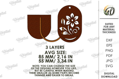 Hanging Closet Sachet Laser Cut. Wardrobe Sachet SVG Product Image 2