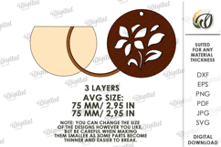 Hanging Closet Sachet Laser Cut. Wardrobe Sachet SVG Product Image 2