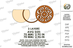 Hanging Closet Sachet Laser Cut. Wardrobe Sachet SVG Product Image 2
