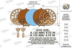Wooden Dream Catcher Laser Cut. Layered Dream Catcher SVG Product Image 2