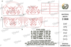 3D Easter Basket Laser Cut. Easter Egg Holder SVG Product Image 3