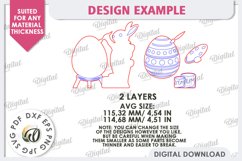 Easter Wooden Decor Laser Cut Bundle. Wall Decor SVG Product Image 4