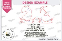 Easter Chick. Easter Wooden Decor Laser Cut. Wall Decor SVG Product Image 2