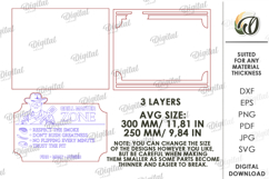 3D Grill Wall Art Laser Cut. Kitchen Wall Decor SVG Product Image 2