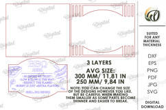 3D Grill Wall Art Laser Cut. Kitchen Wall Decor SVG Product Image 2