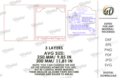 3D Grill Wall Art Laser Cut. Kitchen Wall Decor SVG Product Image 2