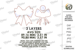 Wooden Halloween Bow Laser Cut. Halloween SVG Product Image 2
