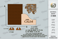 3D Home Decor Signs Bundle Laser Cut. Stand Decor SVG Product Image 3