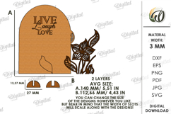 3D Home Decor Laser Cut. Stand Decor SVG Product Image 2