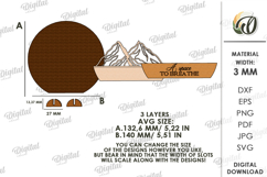 3D Home Decor Sign Laser Cut. Stand Decor SVG Product Image 2