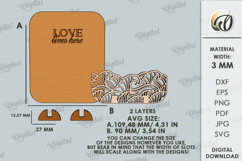 3D Home Decor Laser Cut. Stand Decor SVG Product Image 2