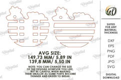 3D Hot Pads Bundle Laser Cut. Hot Dish Trivet SVG Product Image 3