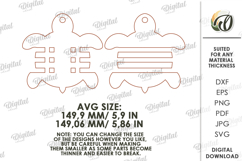 3D Hot Pad Laser Cut. Kitchen Decor. Kitchen Trivet SVG Product Image 2