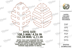 3D Hot Pad Laser Cut. Kitchen Decor. Hot Dish trivet SVG Product Image 2