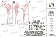 Kitchen Line Art Decor Laser Cut. Wall Decor SVG Product Image 2