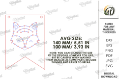 Lacing Banner Laser Cut. Nursery Wall Decor.Bunting Flag SVG Product Image 2