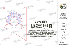 Lacing Banner Laser Cut. Nursery Wall Decor.Bunting Flag SVG Product Image 2