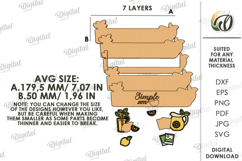 3D Photo Holders Bundle Laser Cut. Photo Stand SVG Product Image 3