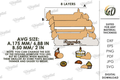 3D Photo Holders Bundle Laser Cut. Photo Stand SVG Product Image 5