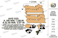 3D Photo Holders Bundle Laser Cut. Photo Stand SVG Product Image 7