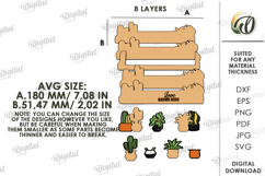 3D Photo Holder Laser Cut. Photo Stand SVG Product Image 2