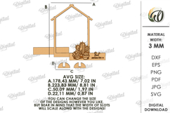 Photo Holders Frames Bundle Laser Cut. Photo Stand SVG Product Image 5