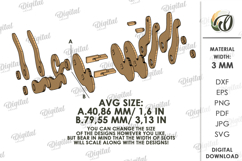 Wooden Shelf Animal Laser Cut. Monkey SVG Product Image 2