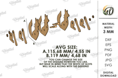 Wooden Shelf Animal Laser Cut. Fox SVG Product Image 2