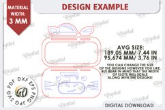 Zebra Eyeglass Holder Laser Cut. Animal Eyeglass Tray SVG Product Image 2