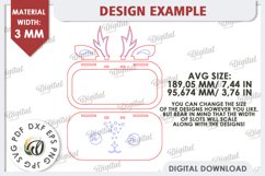 Deer Eyeglass Holder Laser Cut. Animal Eyeglass Tray SVG Product Image 2