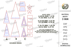 Wooden Trees Decor Laser Cut. Christmas Stand Decor SVG Product Image 2