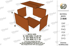 Wedding Card Boxes Bundle Laser Cut. Money Box SVG Product Image 2