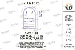Baby Birth Announcement Sign Laser Cut. Baby Birth Stats SVG Product Image 2