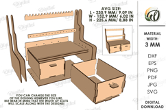 3D Jewelry Stands Bundle Laser Cut. Jewelry Organizer SVG Product Image 3