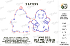 Halloween Hanging Ornaments Bundle Laser Cut. Wall Decor SVG Product Image 3